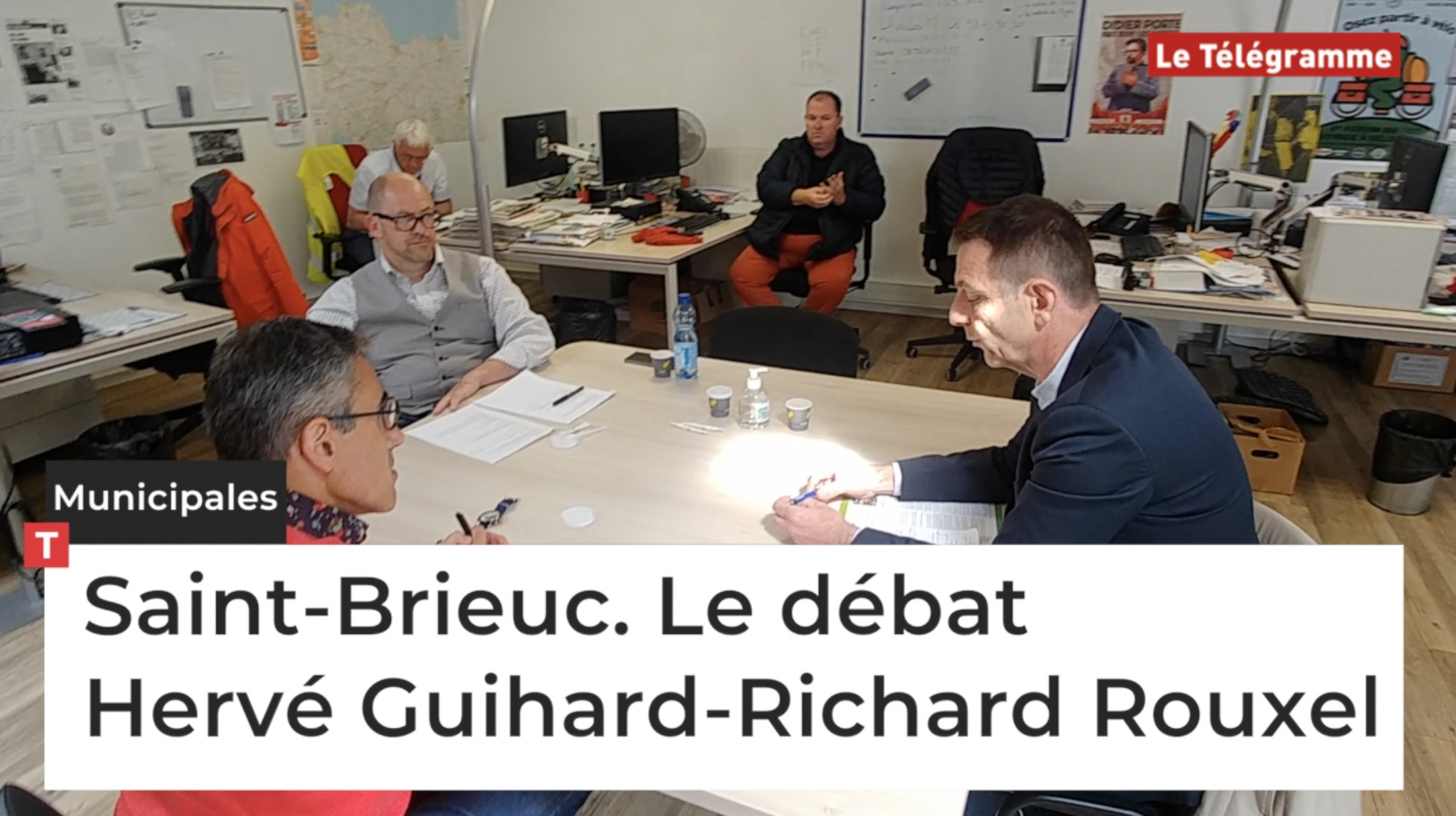 Municipales à Saint-Brieuc : le débat Guihard-Rouxel (Le Télégramme)