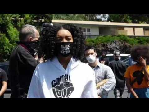 Protests in Los Angeles to commemorate Juneteenth