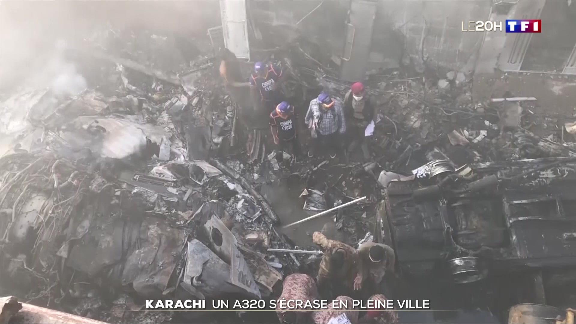 Un Airbus A320 s'écrase en pleine ville de Karachi (LCI)