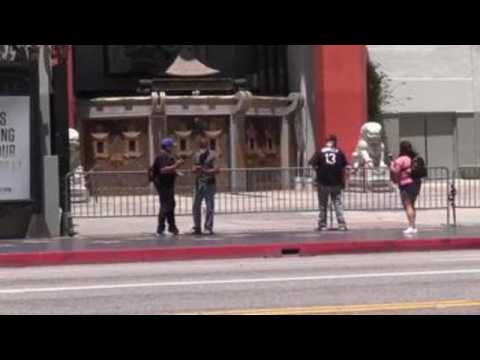 Visitors returning to Hollywood Boulevard as lockdown eased