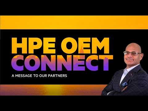 HPE OEM Connect: A Message to our Partners