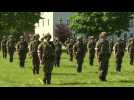 Swiss soldiers hold ceremony to mark end of emergency COVID-19 mobilisation