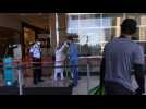 Hundreds wait in line to enter mall as Brazil reopens shops despite outbreak - Label : AFPTV - First images - Category : News