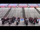 Dallas high schools hold graduation ceremonies at Texas Motor Speedway due to pandemic