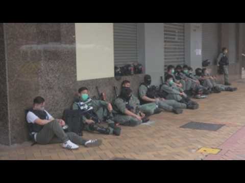 Extra security teams outside HK parliament as debate on controversial bill set to resume
