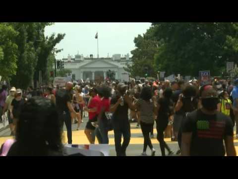 Protesters gear up in Washington, DC for mass Black Lives Matter demonstration