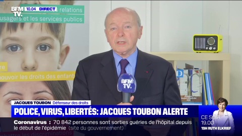 Police, virus, libertés: Jacques Toubon alerte - 08/06  (BFM TV)