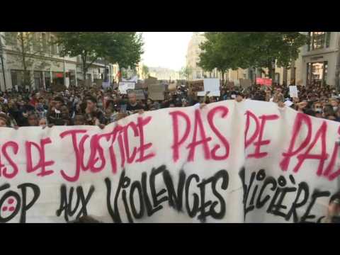 Thousands protest police brutality in the French city of Marseille