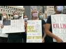 Boston: protesters gather against racism outside City Hall - Label : AFPTV - First images - Category : News