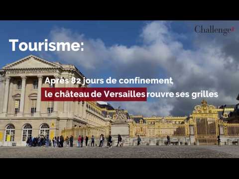 Après 82 jours de confinement, le château de Versailles a rouvert ses grilles