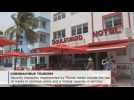 Post-lockdown tourists return to Miami Beach