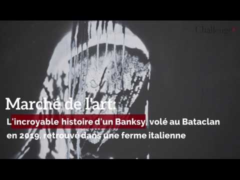 L'incroyable histoire d'un Banksy volé au Bataclan en 2019, retrouvé dans une ferme italienne