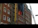 Fire ravages Paris apartment