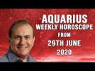 Aquarius Weekly Horoscope from 29th June 2020