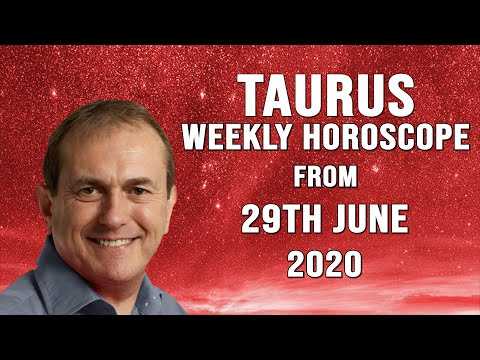 Taurus Weekly Horoscope from 29th June 2020