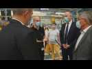 Brandeburg prime minister visits Mercedes-Benz factory