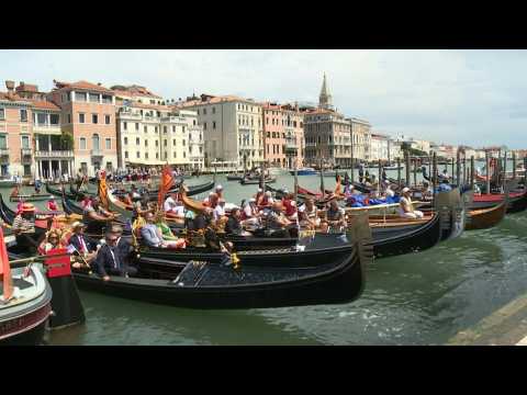 Venice stages first boat race since lockdown