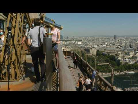 Eiffel Tower reopens after three-month closure