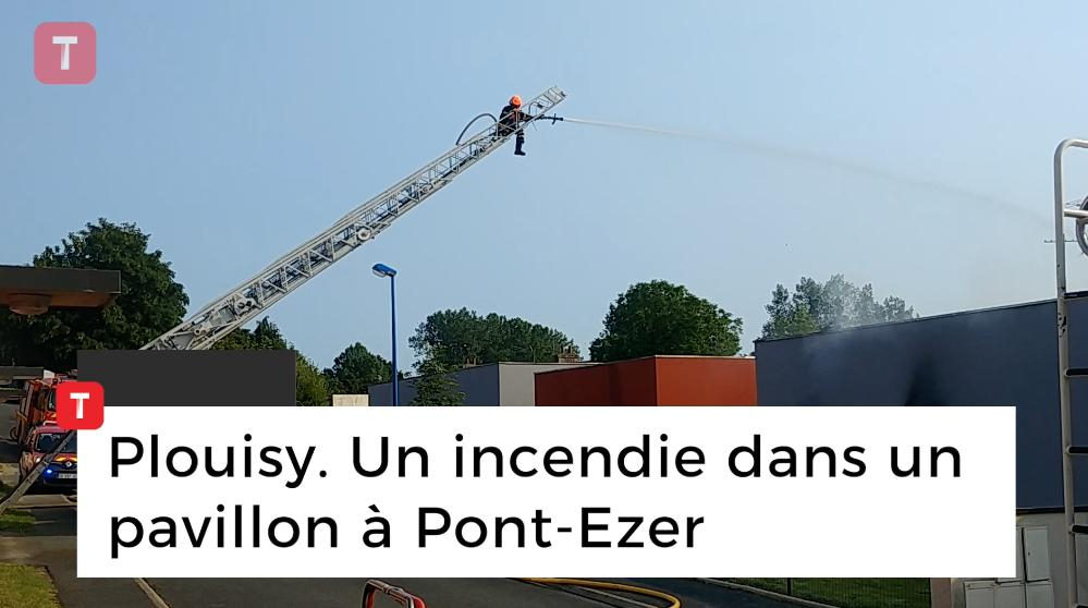 Plouisy (22). Un incendie dans un pavillon à Pont-Ezer (Le Télégramme)