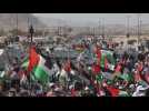 West Bank protest  against Israel's plan to add land