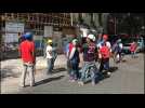 Trees shake, people try to stay steady as quake felt in Mexico City - Label : AFPTV - First images - Category : News