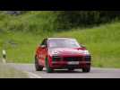 The new Porsche Cayenne GTS in Carmine Red Driving Video