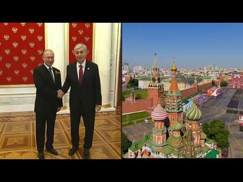 Vladimir Putin and officials arrive ahead of grand WWII parade in Moscow