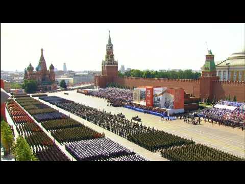 Russia holds grand WWII parade in Red Square ahead of vote on Putin reforms