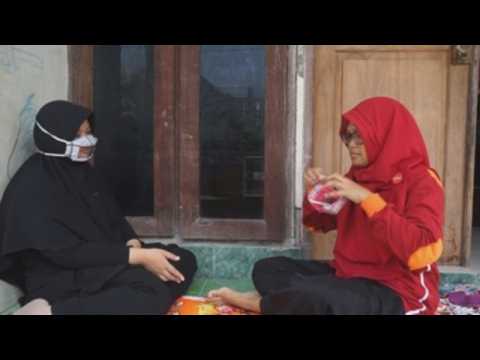 Transparent masks, solution for deaf people in Indonesia