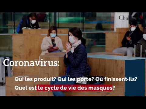 Coronavirus: Qui les produit? Qui les porte? Où finissent-ils? Quel est le cycle de vie des masques?