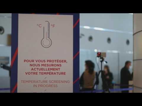 Measures taken at Charles de Gaulle in Paris to prevent the spread of COVID-19
