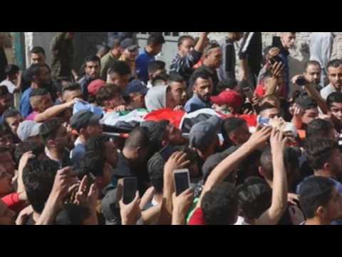Funeral of 15-year-old Palestinian shot by Israeli soldiers