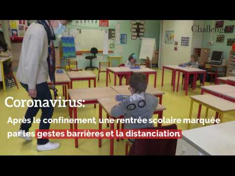 Coronavirus: Après le confinement, une rentrée scolaire marquée par les gestes barrières et la distanciation.