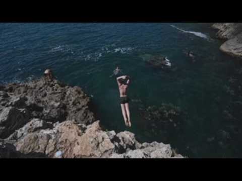 Jumping spots almost 30 meters high on the Bulgarian Black Sea coast