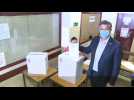 Croatian PM Andrej Plenkovic votes in parliamentary election - Label : AFPTV - First images - Category : News