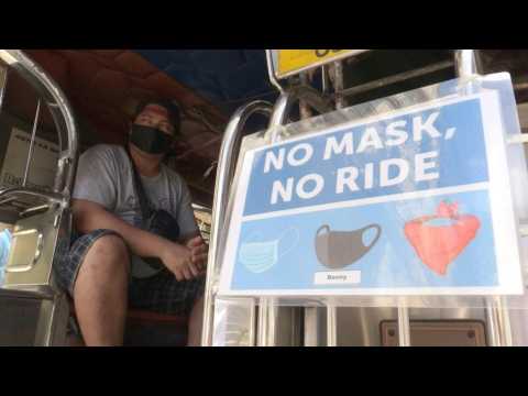 Philippines jeepneys back on the road as virus restrictions eased