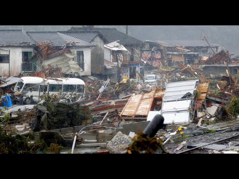 Japon : 55 morts dans des inondations meurtrières (Maxppp)