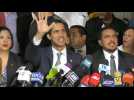 Venezuela's Guaido gives a press conference with lawmakers