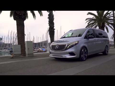 The new Mercedes-Benz Concept EQV Driving Video