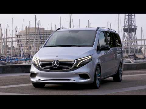 The new Mercedes-Benz Concept EQV Design Preview