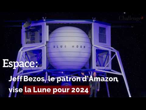 Espace : Jeff Bezos, le patron d'Amazon, vise la lune pour 2024