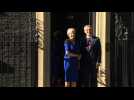Theresa May welcomes NATO chief at Downing Street