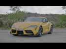 Toyota GR Supra Design Preview in Yellow
