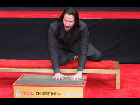 Keanu Reeves immortalised at TCL Chinese Theatre