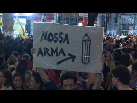 Tens of thousands protest in Brazil against Bolsonaro government