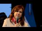 Kirchner and running mate appear for event in Argentina park