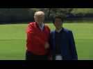 Trump tees up Japan summit with Abe golf match