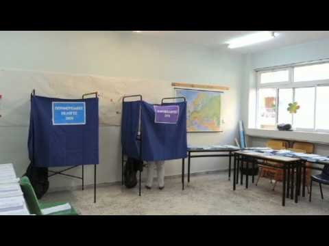 Voting underway in Greece for European parliamentary election