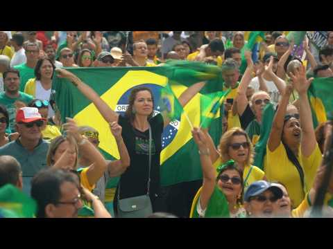 Thousands rally in Rio in support of Brazil's Bolsonaro
