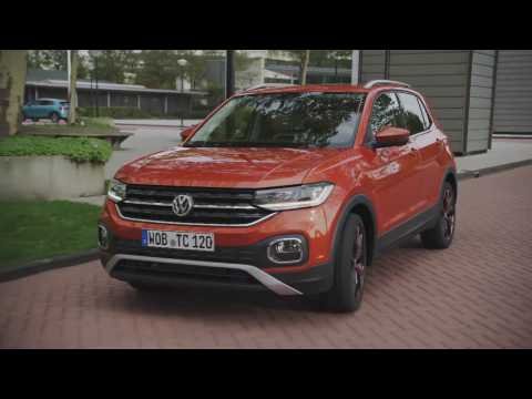 The new Volkswagen T-Cross Driving Video in Orange